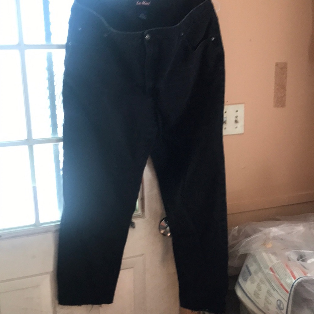 LA Blues faded black jeans